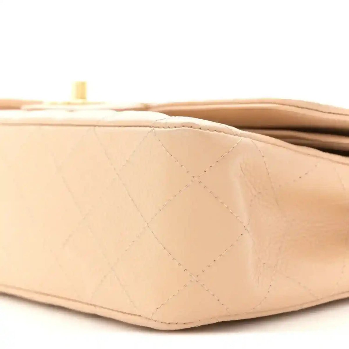 Chanel Caviar Quilted Medium Double Flap Bag in Beige - NEESTRA