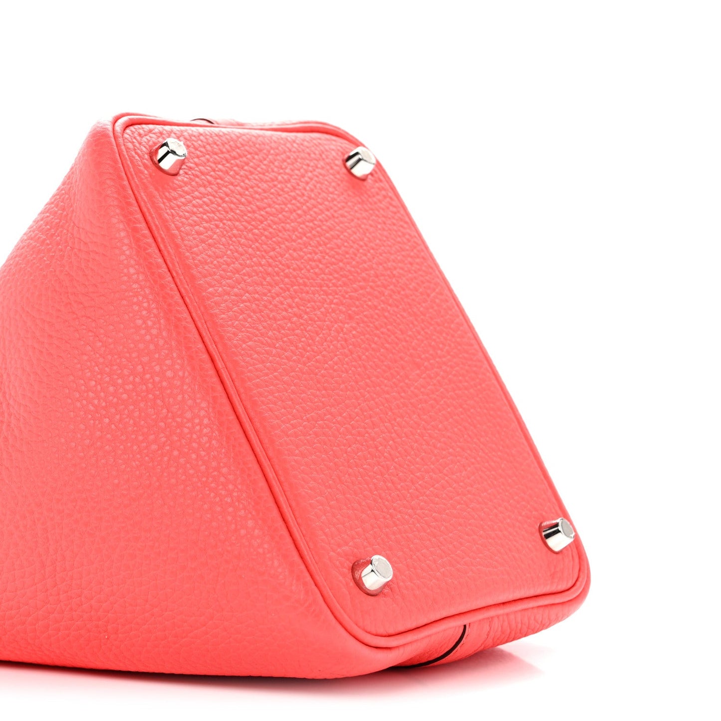 Picotin Lock 18 PM Tote Bag Clemence Calfskin Leather Rose Jaipur