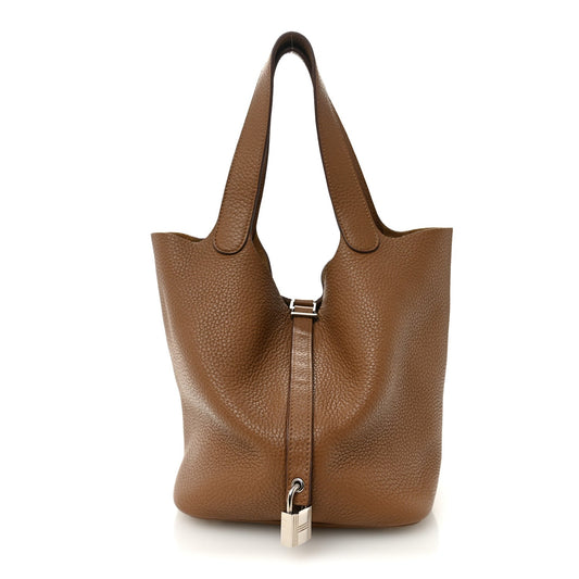 Taurillon Clemence Picotin Lock 22 MM Alezan Tote