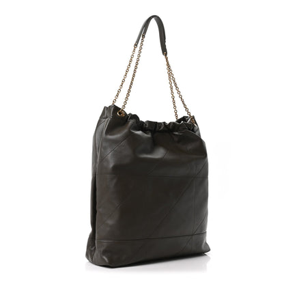 Saint Laurent Lambskin Matelasse Monogram Large Jamie 4.3 Shoulder Bag Light Musk