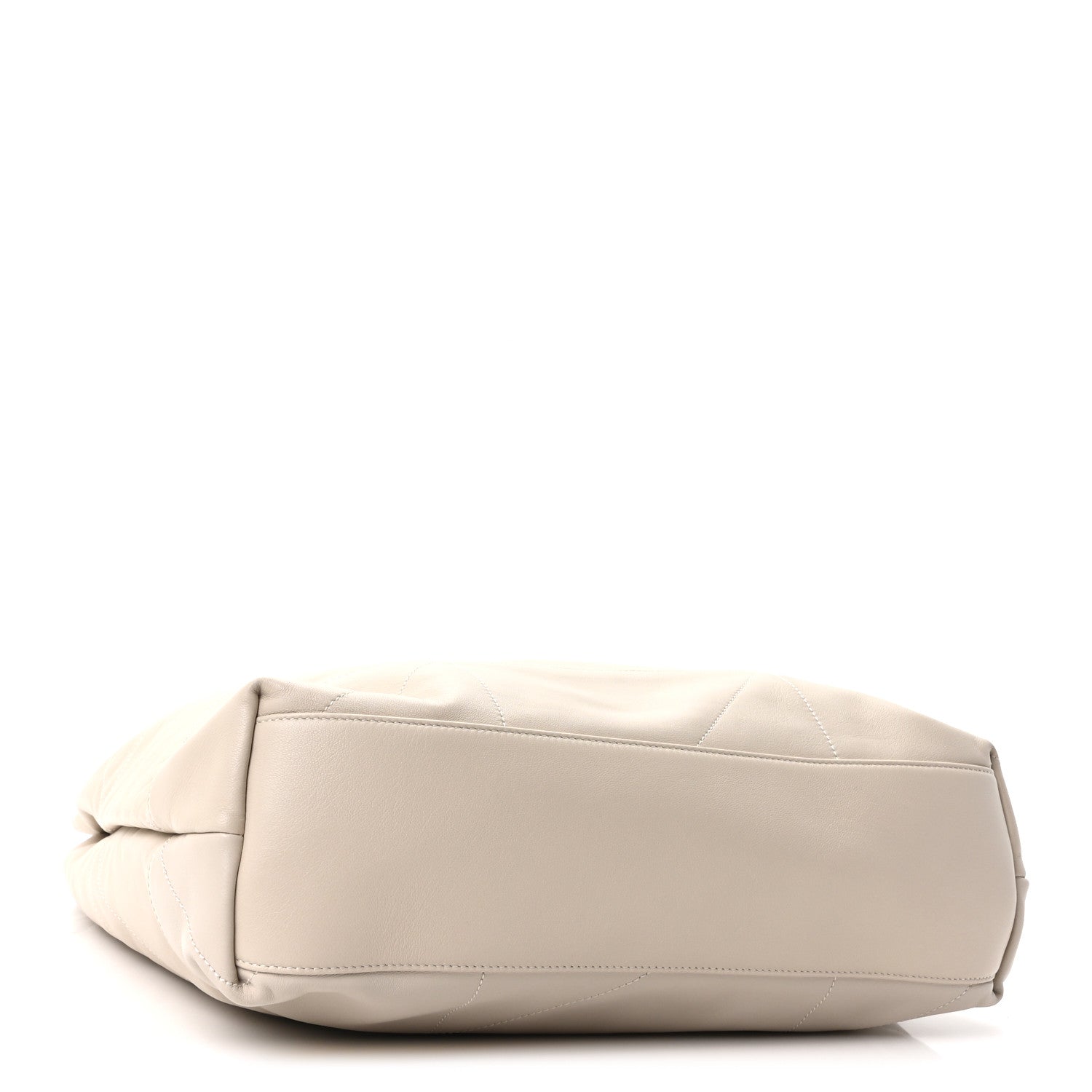 SAINT LAURENT Lambskin Matelasse Large Jamie Pochon Crema Soft