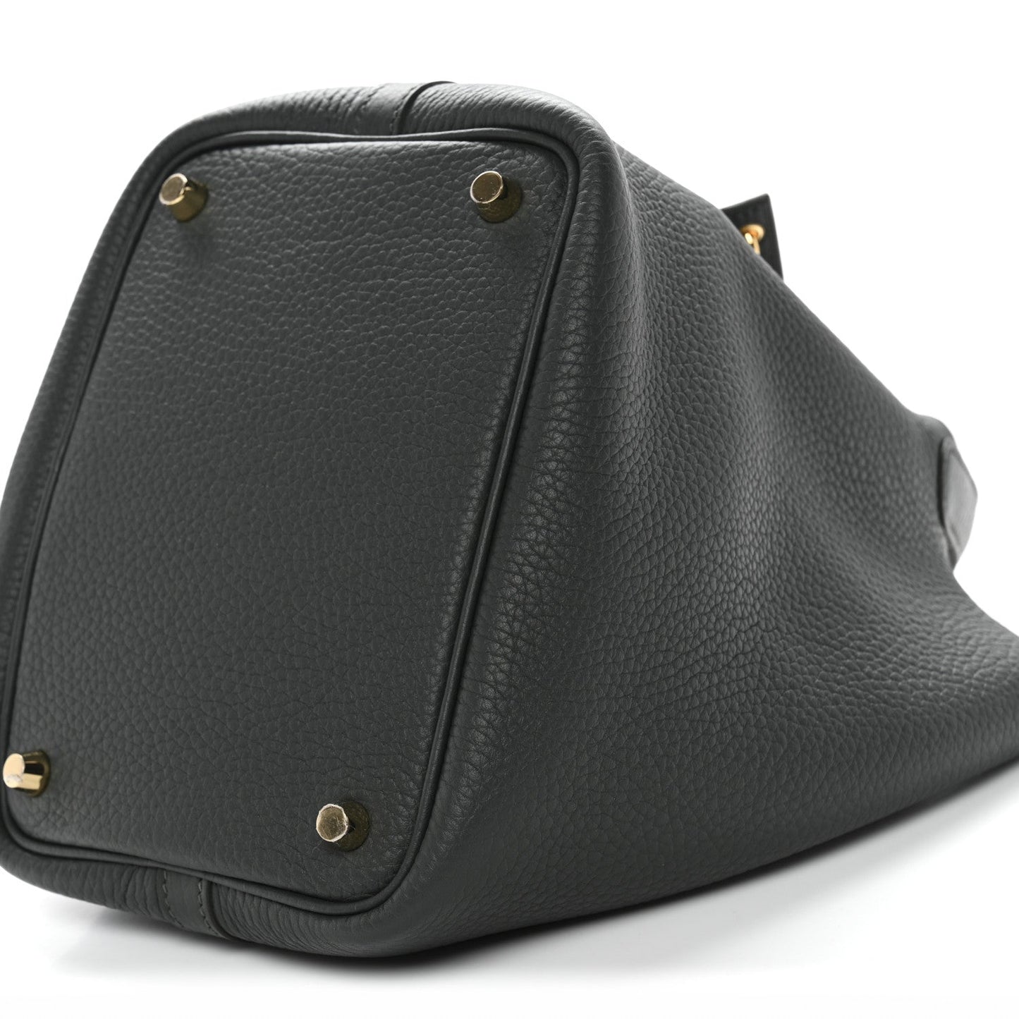 Taurillon Clemence Picotin Lock 18 PM Mini Bag Vert Mangrove