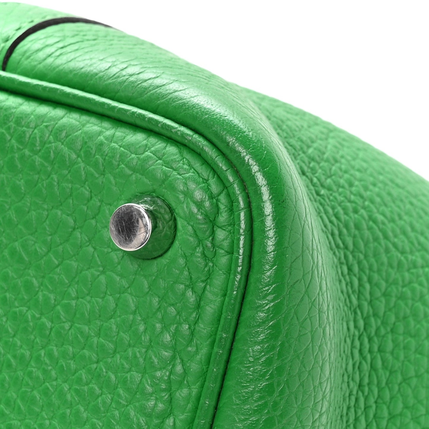 Picotin Lock 18 PM Tote Taurillon Clemence Leather Bambou
