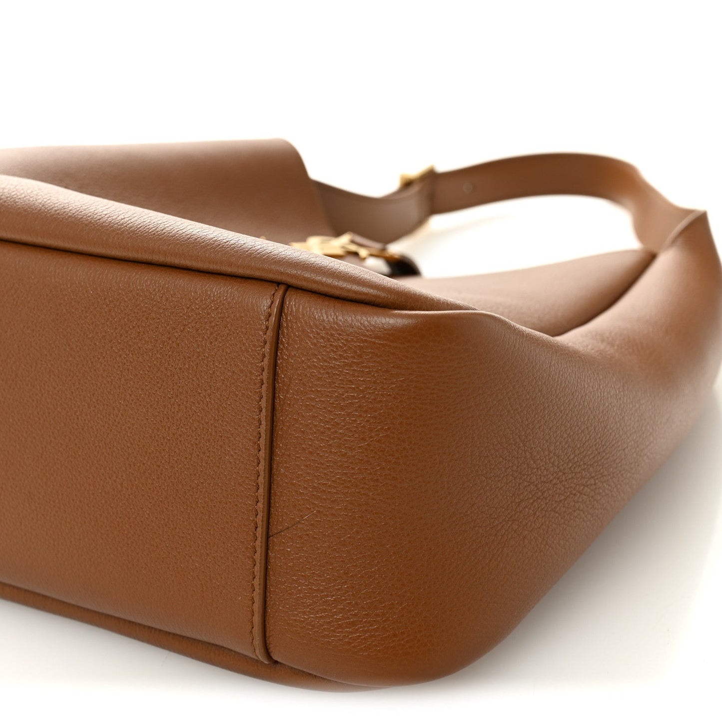 Saint Laurent Smooth Calfskin Small Le 5 A 7 Soft Hobo Fox