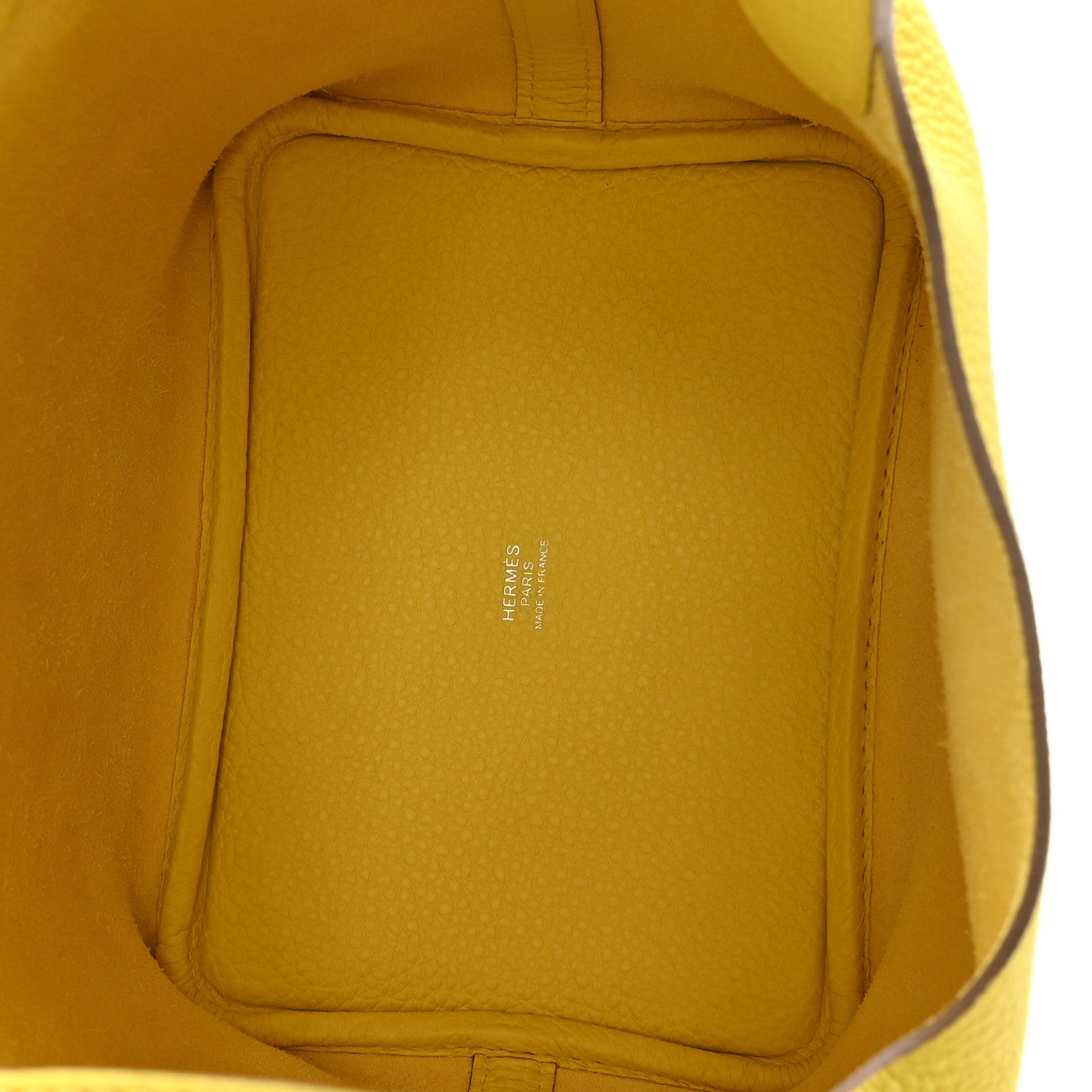 Taurillon Clemence Picotin Lock 18 PM Lime Leather Tote