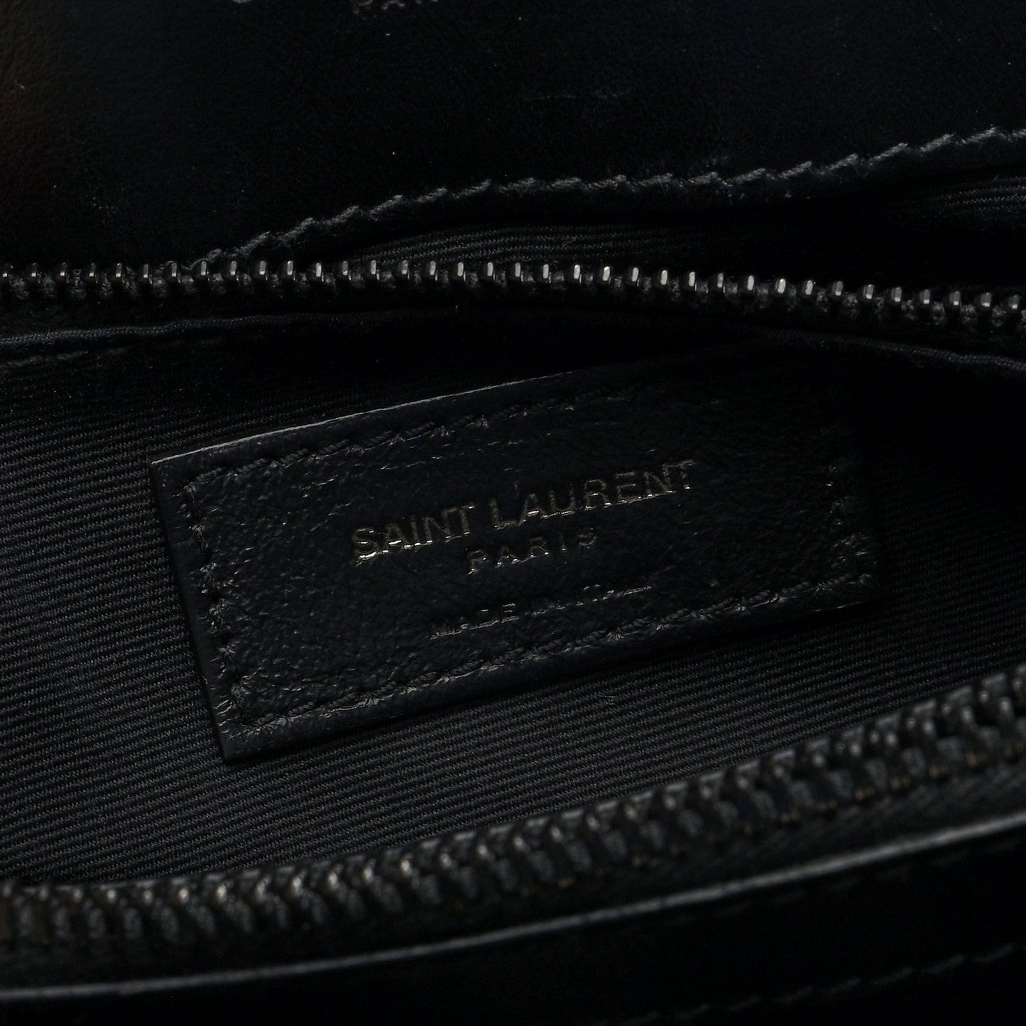 Saint Laurent Loulou Quilted Calfskin Chain Satchel Medium Black