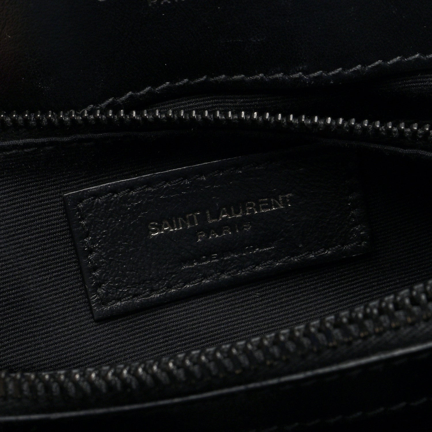 Saint Laurent Loulou Quilted Calfskin Chain Satchel Medium Black