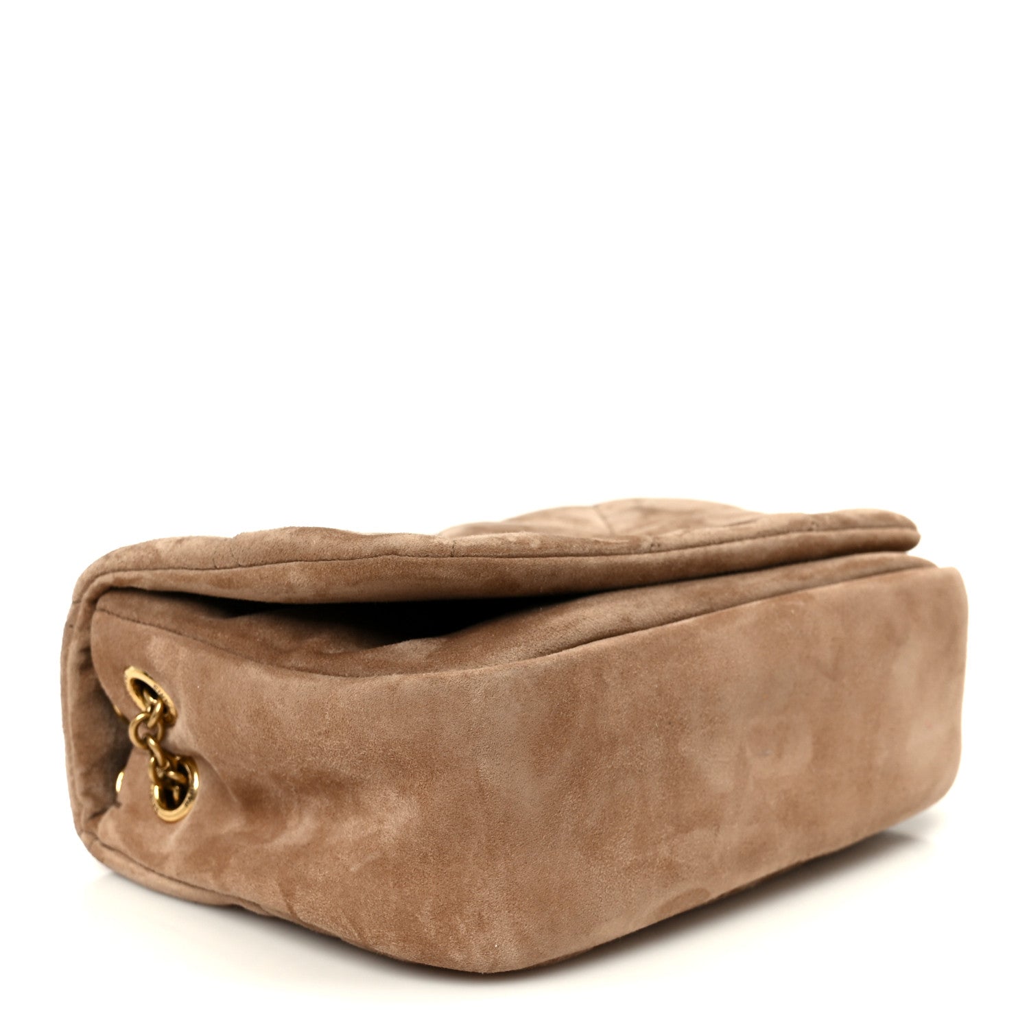Saint Laurent Suede Matelasse Monogram Mini Jamie 4.3 Shoulder Bag Whisper Pink