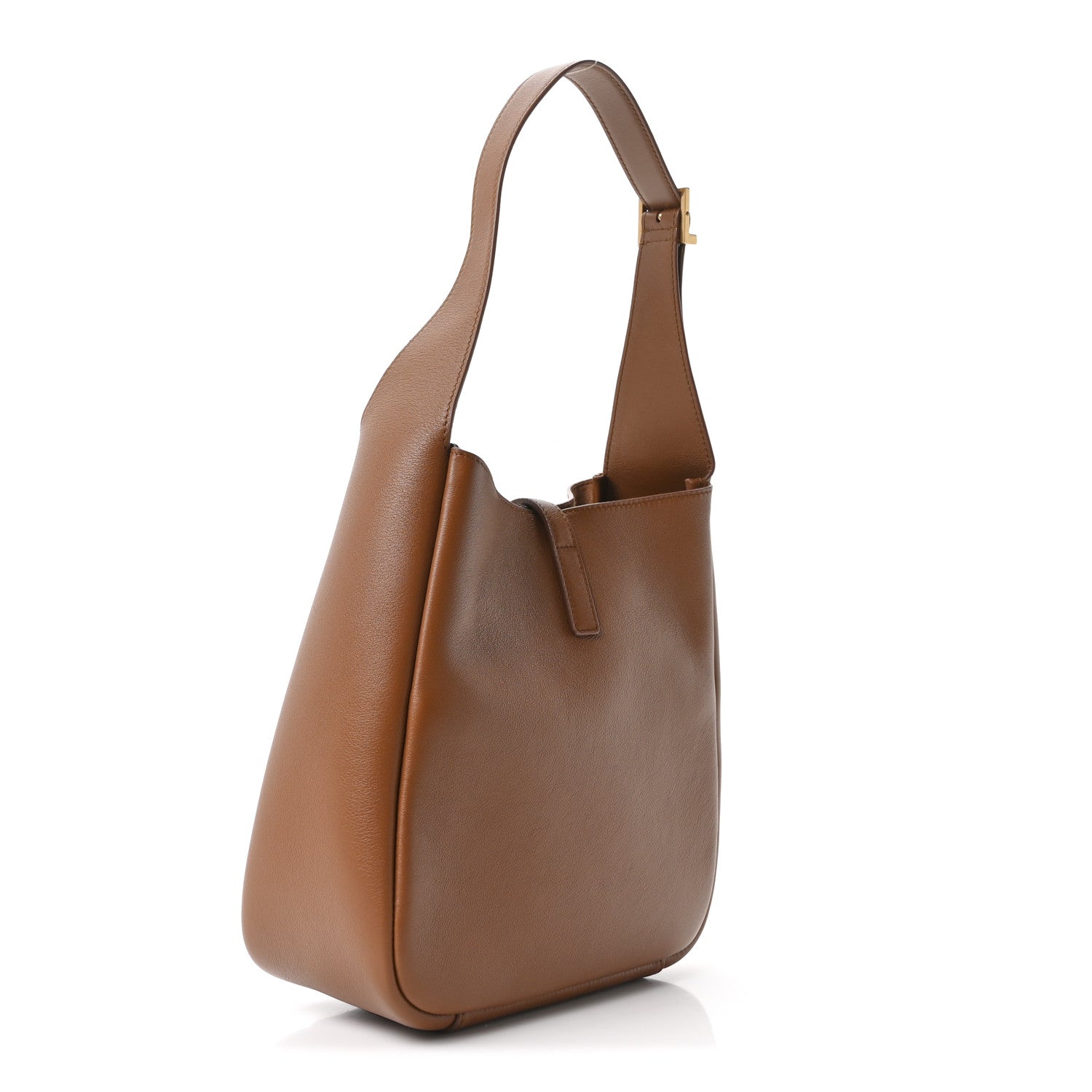 Saint Laurent Smooth Calfskin Small Le 5 À 7 Soft Hobo Bag Fox