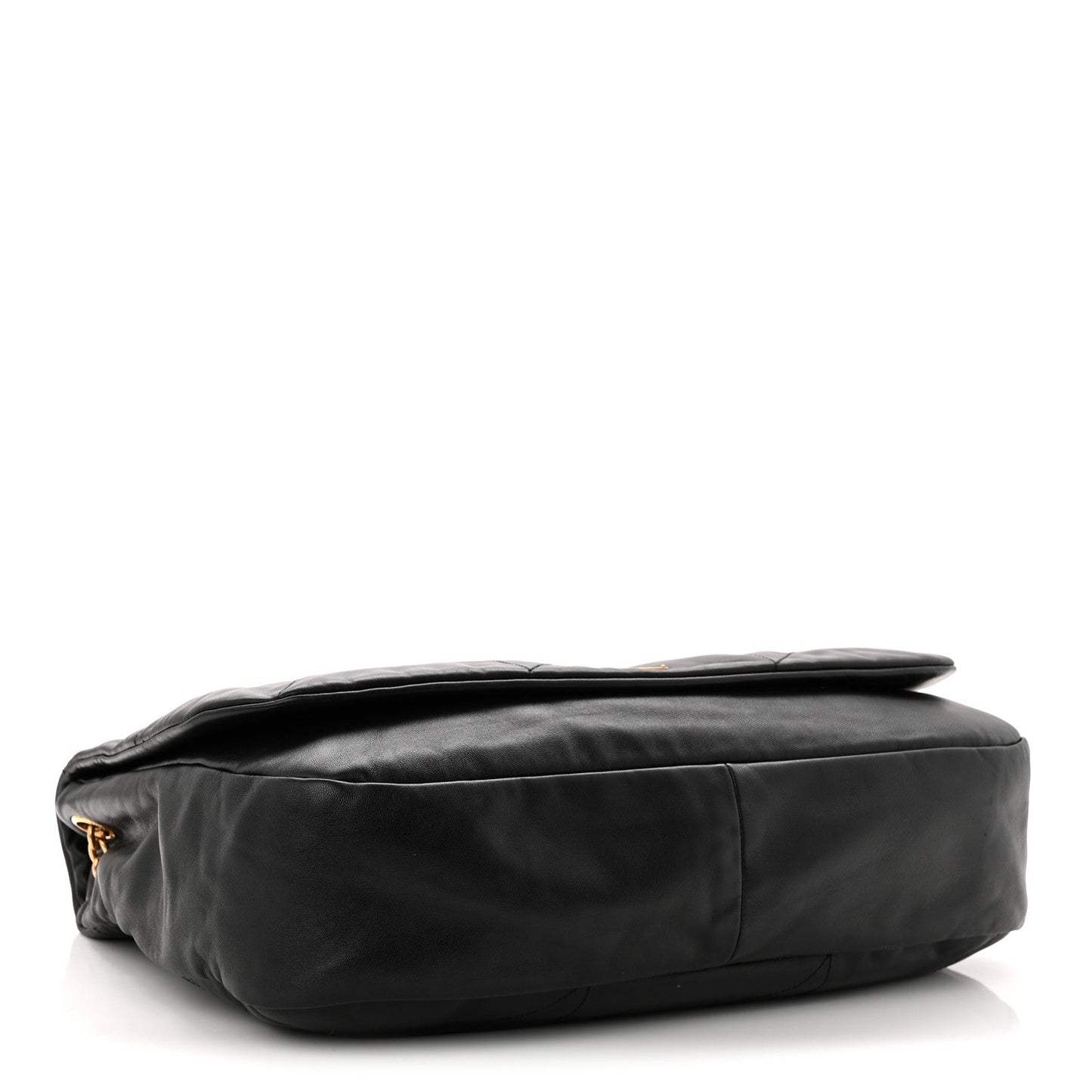 Saint Laurent Lambskin Matelasse Monogram Large Jamie 4.3 Black