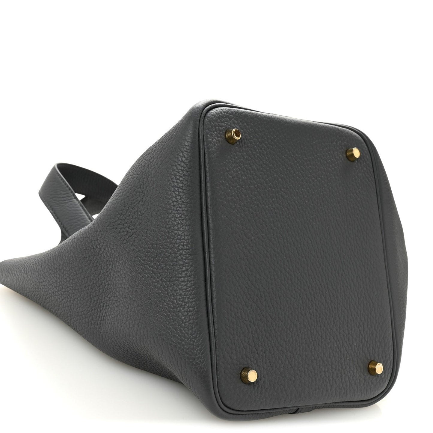 Taurillon Clemence Picotin Lock 22 MM Tote Ardoise