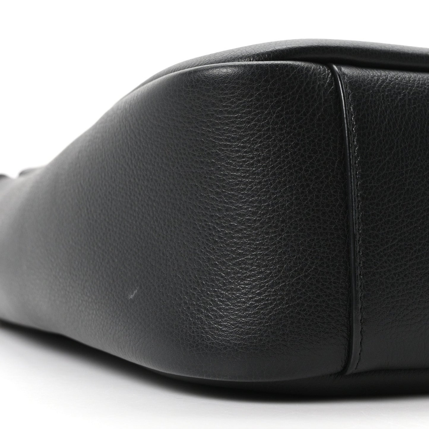 Saint Laurent Smooth Calfskin Small Le 5 A 7 Soft Hobo Black