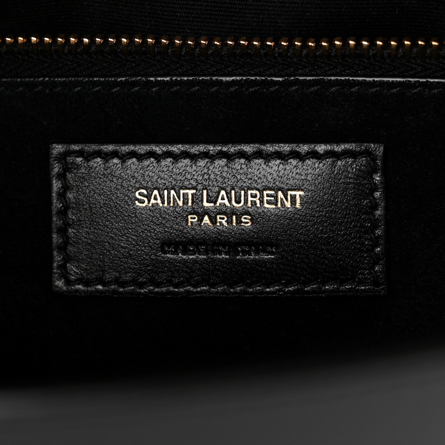 Saint Laurent Box Calfskin Monogram Large Solferino Shoulder Bag Black