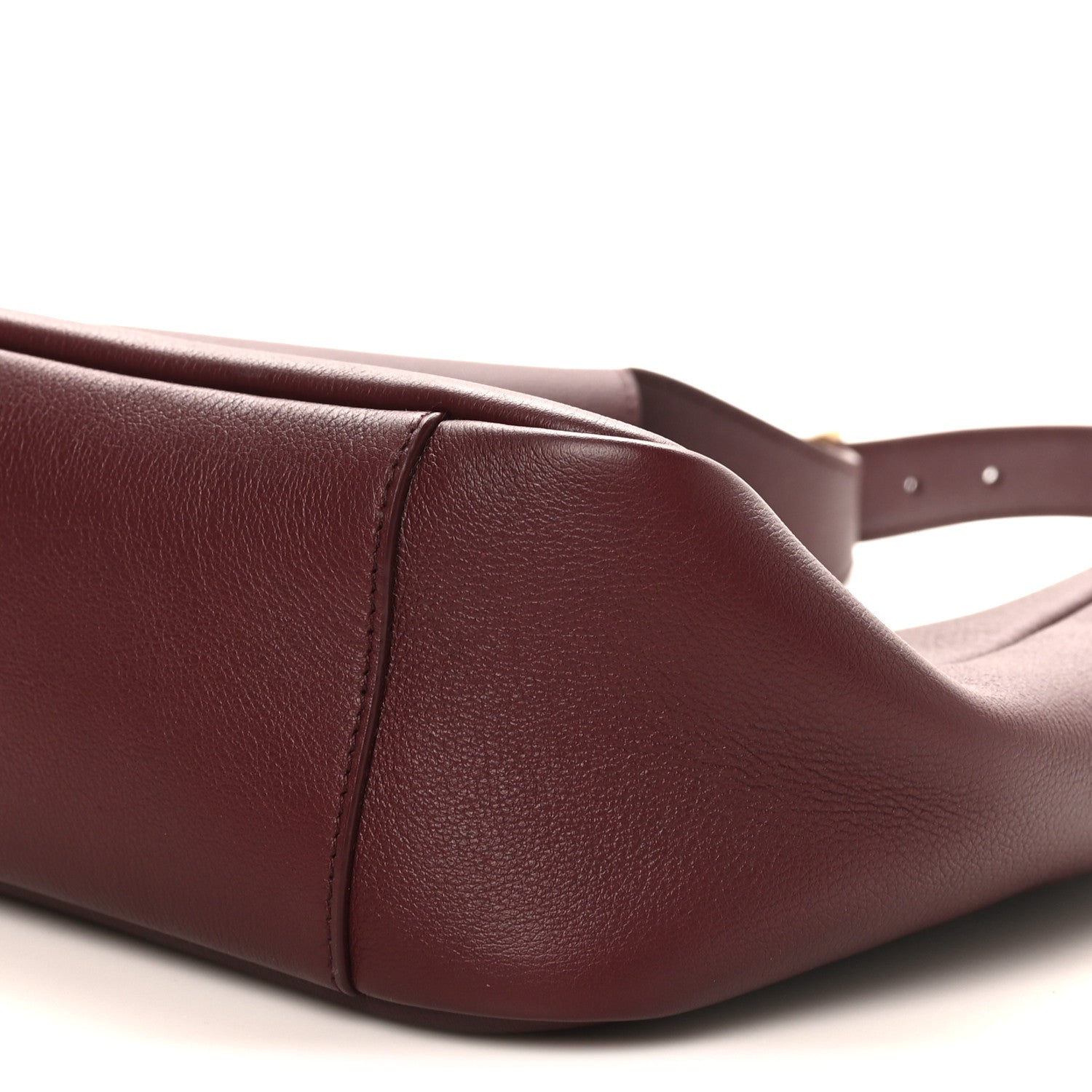 Saint Laurent Smooth Calfskin Small Le 5 A 7 Soft Hobo Rouge Legion