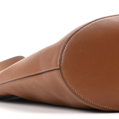 Santorini Lux Calfskin Y Drawstring Tote Brick