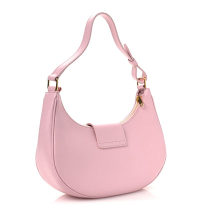 Celine smooth calfskin medium Ava shoulder bag in pastel pink with top handle