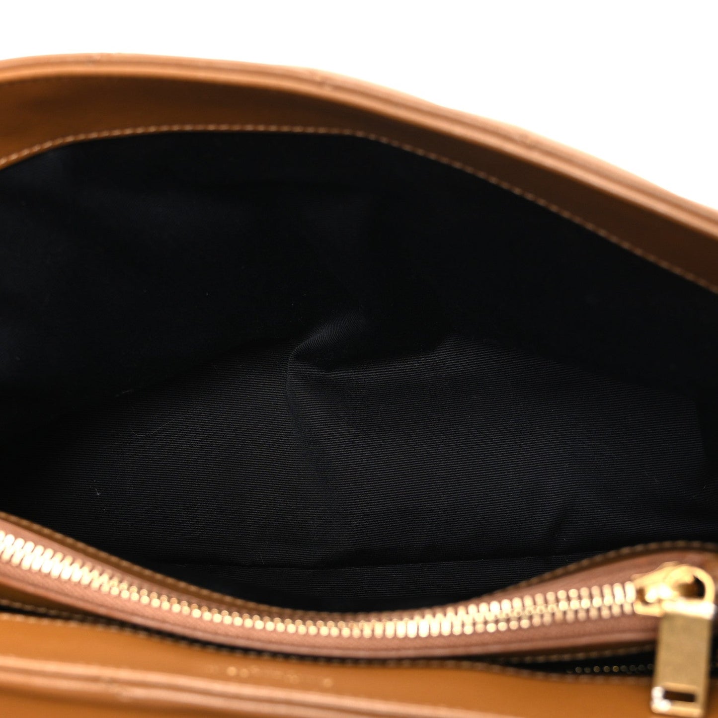 Saint Laurent Loulou Calfskin Y Quilted Monogram Medium Chain Satchel Dark Natural