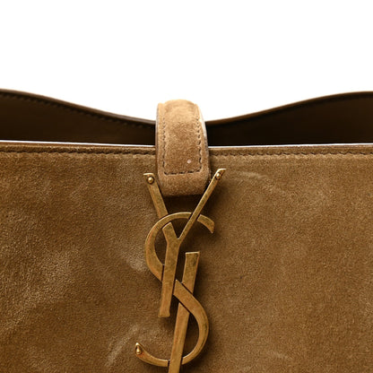 Saint Laurent Le 37 Small Suede Bucket Bag Golden Leaf