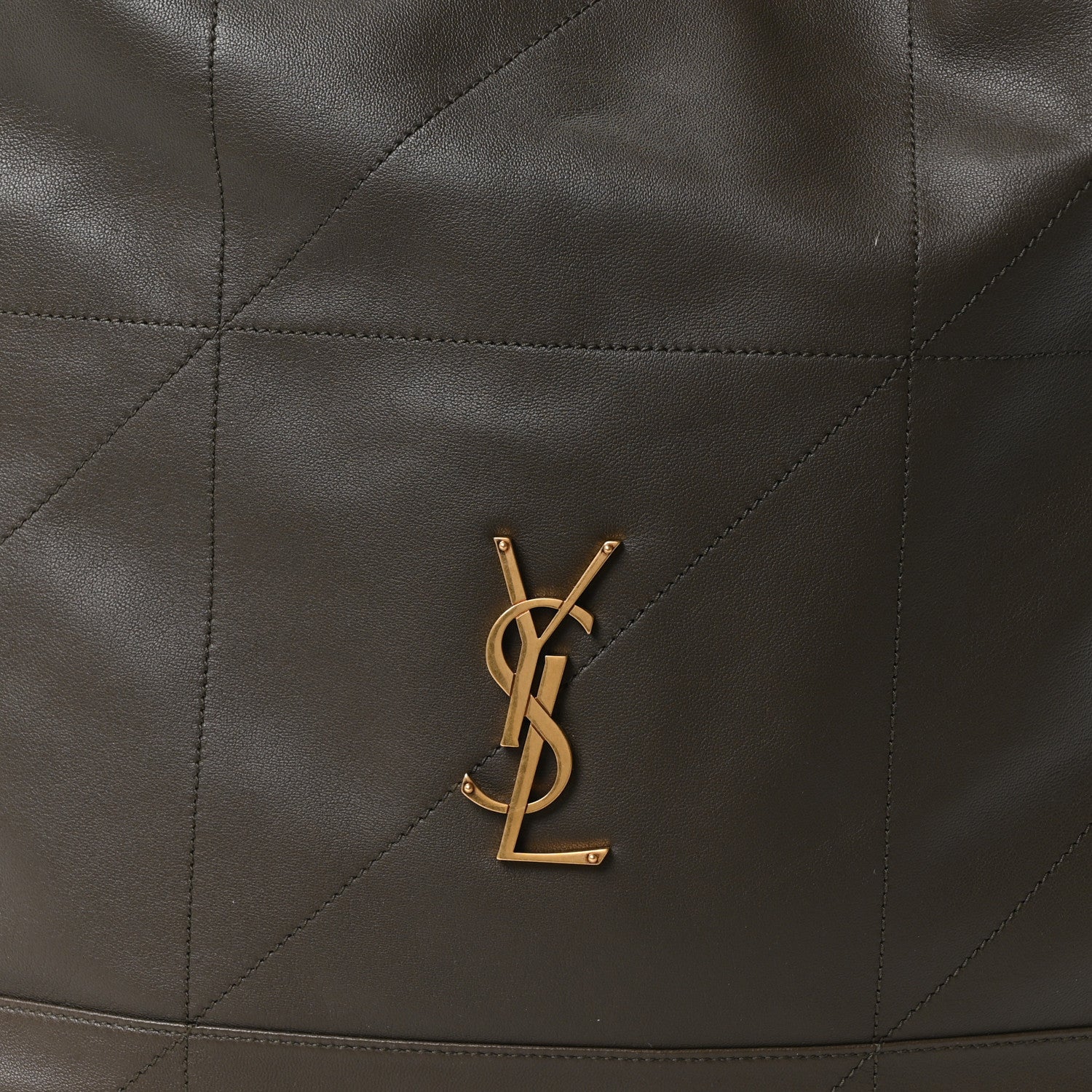 Saint Laurent Lambskin Matelasse Monogram Large Jamie 4.3 Shoulder Bag Light Musk