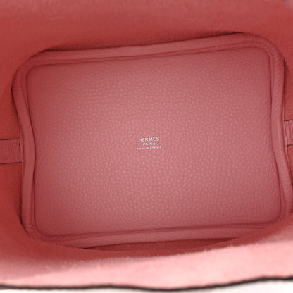 Taurillon Clemence Picotin Lock 18 PM Bag Mauve Sylvestre