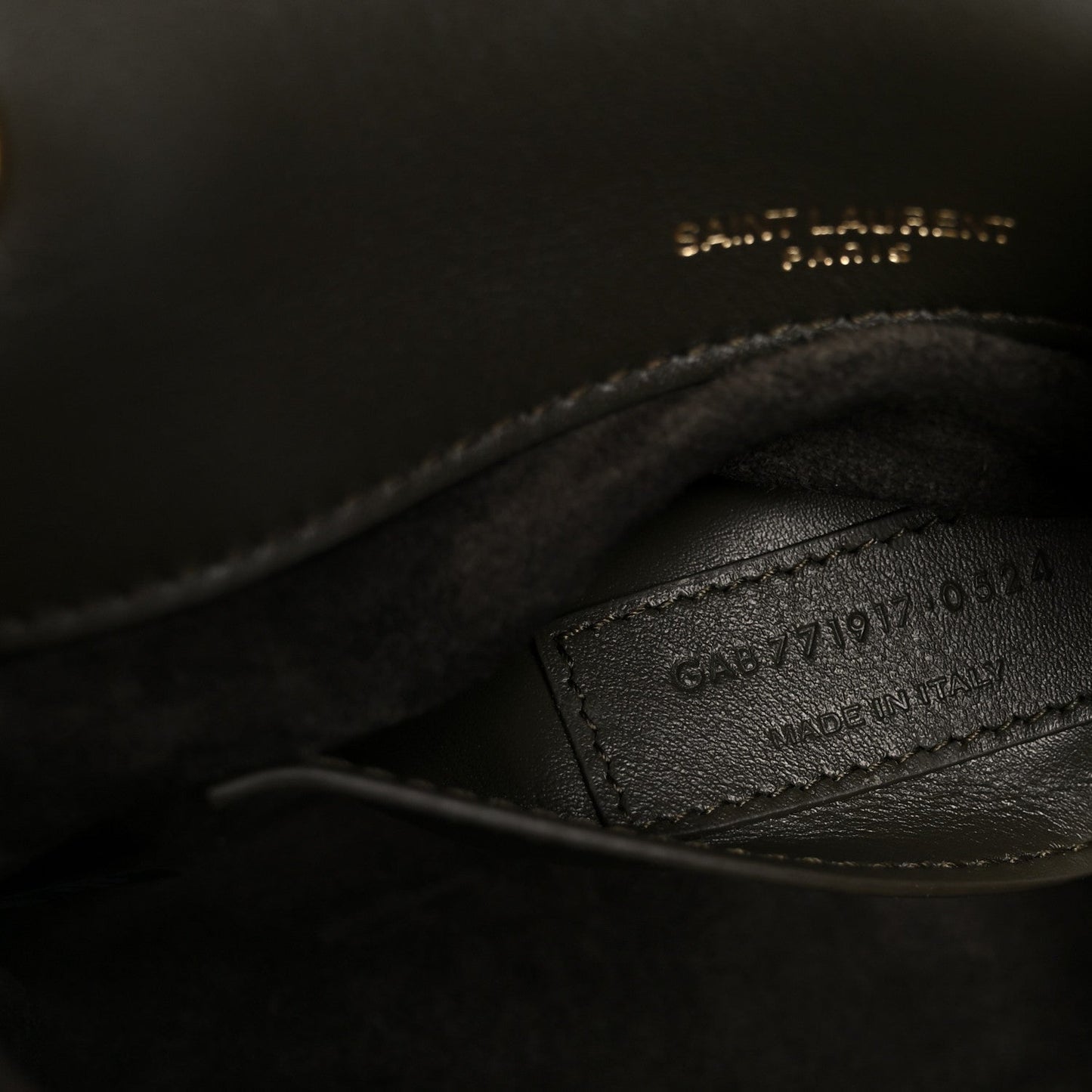 Saint Laurent Shearling Monogram Small Jamie Shoulder Bag Moss