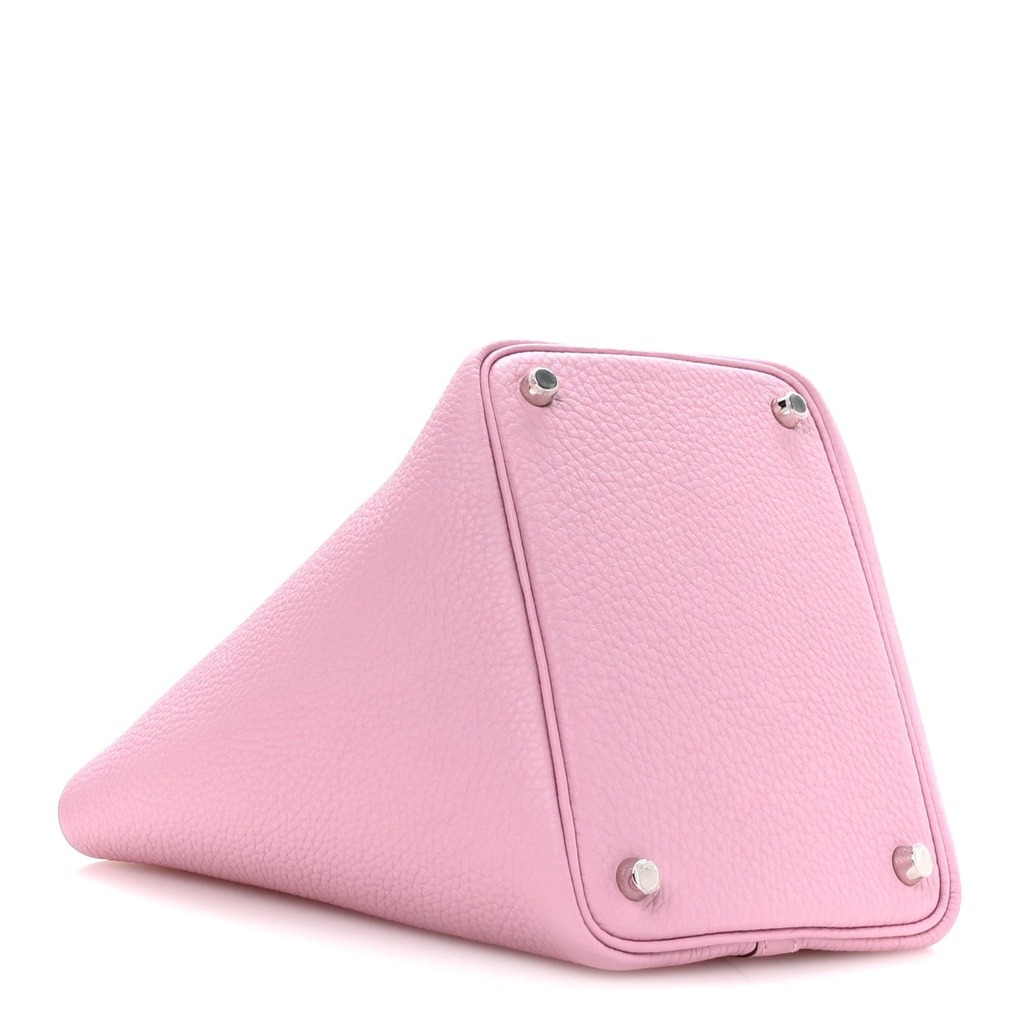 Taurillon Clemence Picotin Lock 18 PM Handbag in Rose Sakura