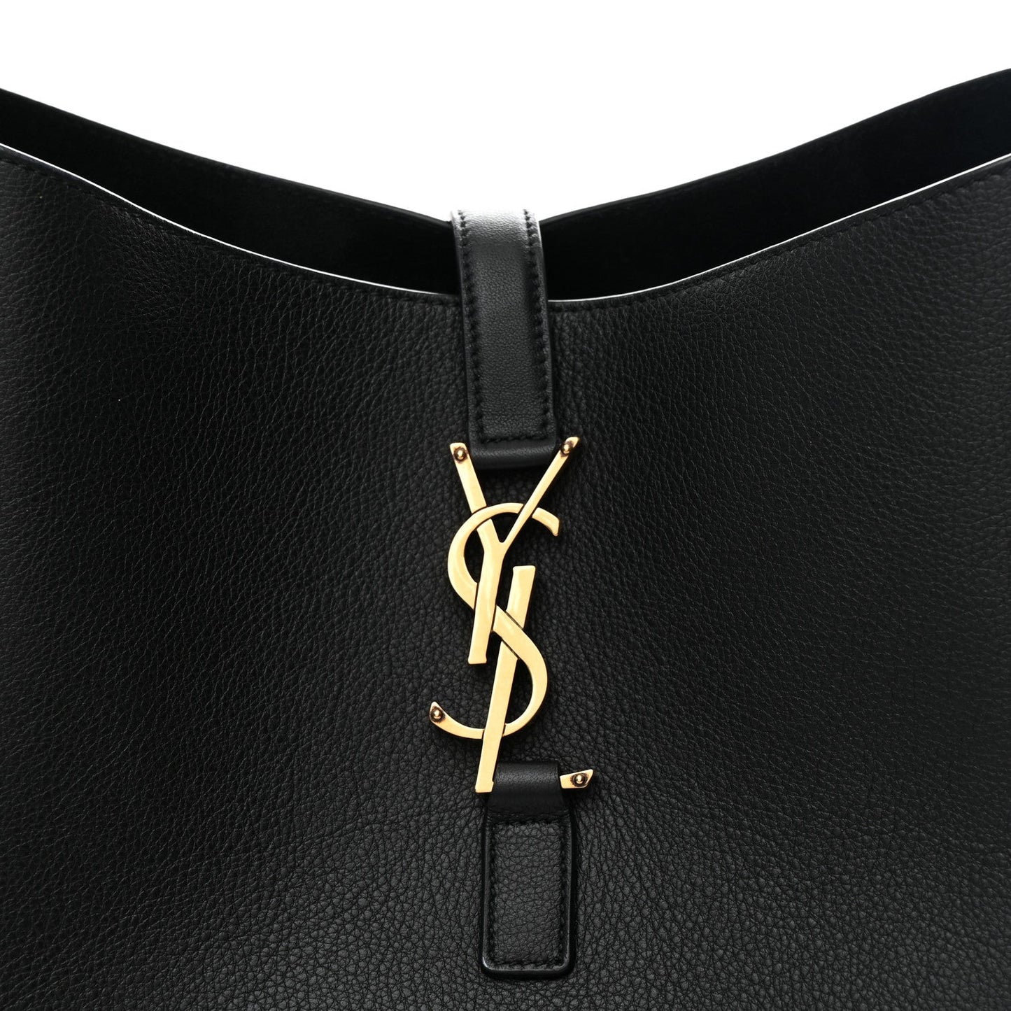Saint Laurent Supple Calfskin Large Le 5 A 7 Soft Hobo Black