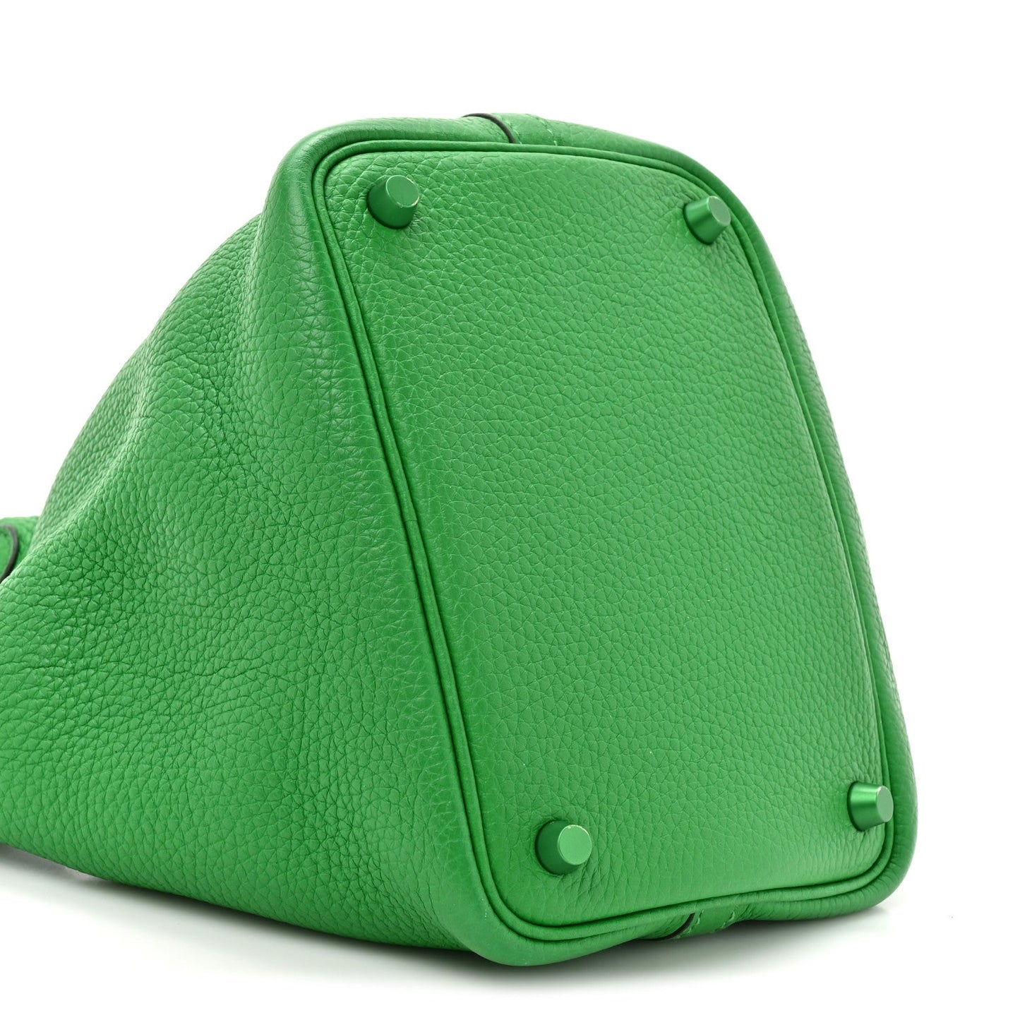 Picotin Lock 18 PM Tote Bag Taurillon Clemence Leather Bambou