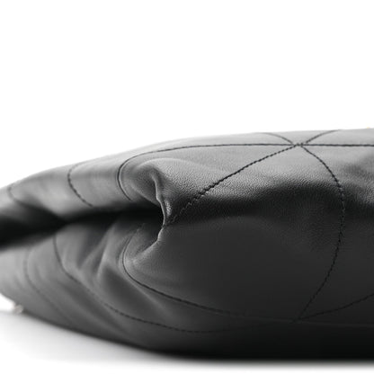 Saint Laurent Lambskin Matelasse Monogram Medium Jamie 4.3 Shoulder Bag Black