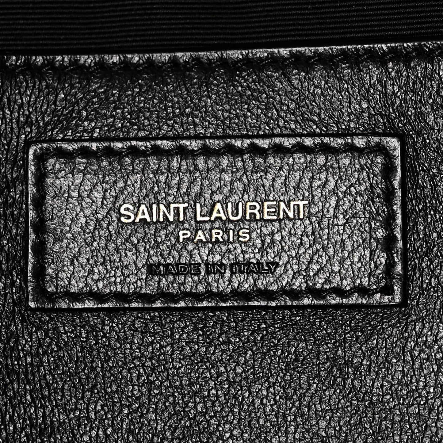 Saint Laurent Lambskin Matelasse Monogram Large Jamie 4.3 Shoulder Bag Black