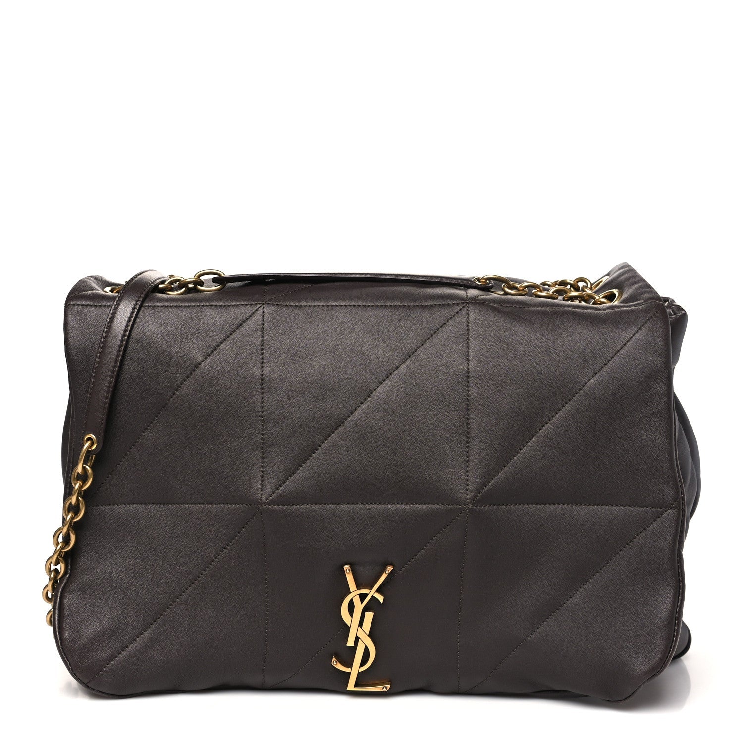 Saint Laurent Large Jamie 4.3 Quilted Shoulder Bag Dark Sweet Chocolate