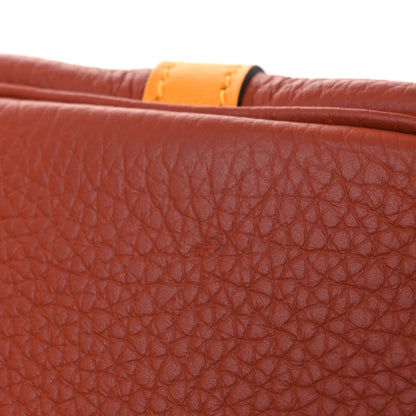 Taurillon Clemence Swift Picotin 18 PM Leather Tote Cuivre