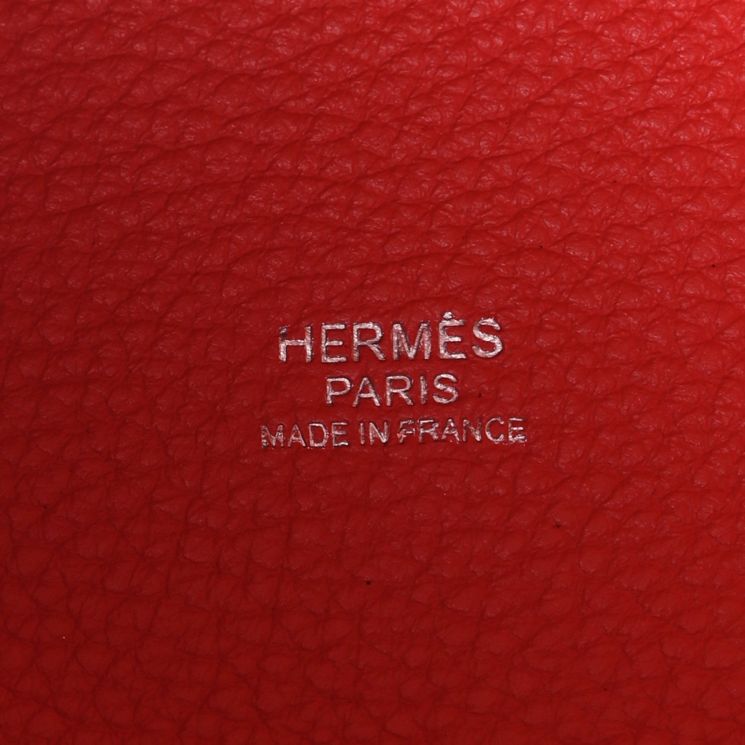 Taurillon Clemence Picotin Lock 18 PM Red Leather Tote