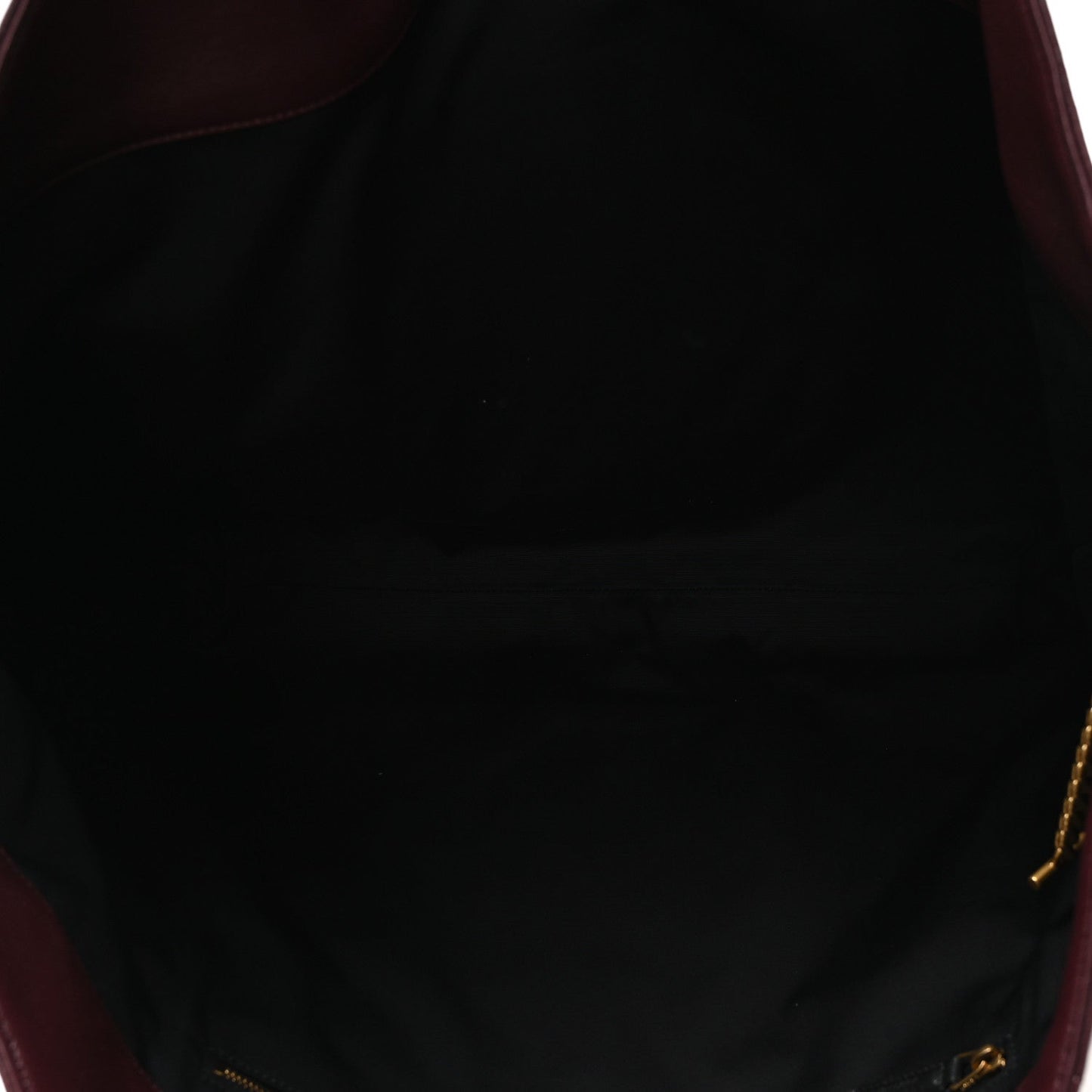 Saint Laurent Lambskin Quilted Maxi Icare Shopping Tote Rouge Cabernet