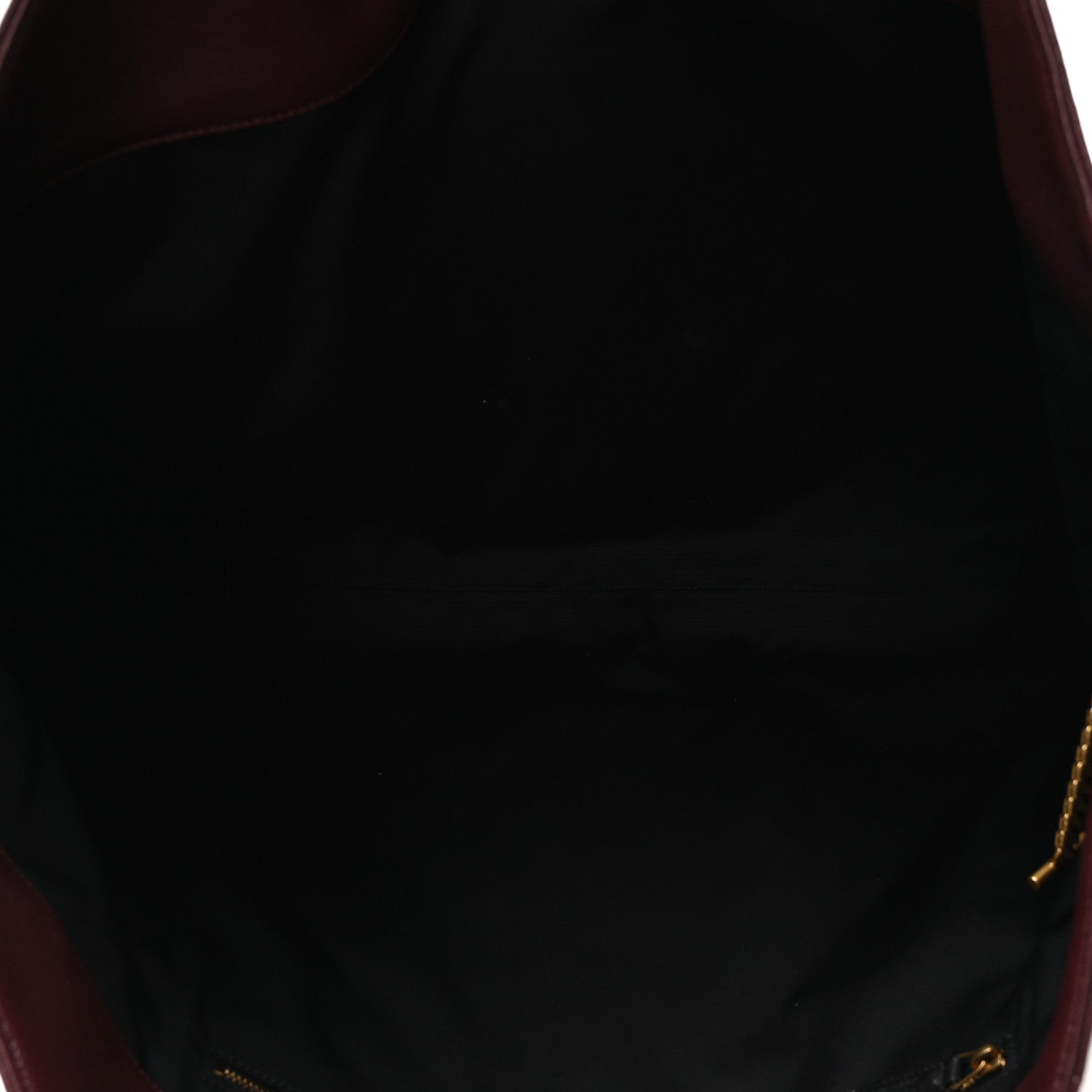 Saint Laurent Lambskin Quilted Maxi Icare Shopping Tote Rouge Cabernet