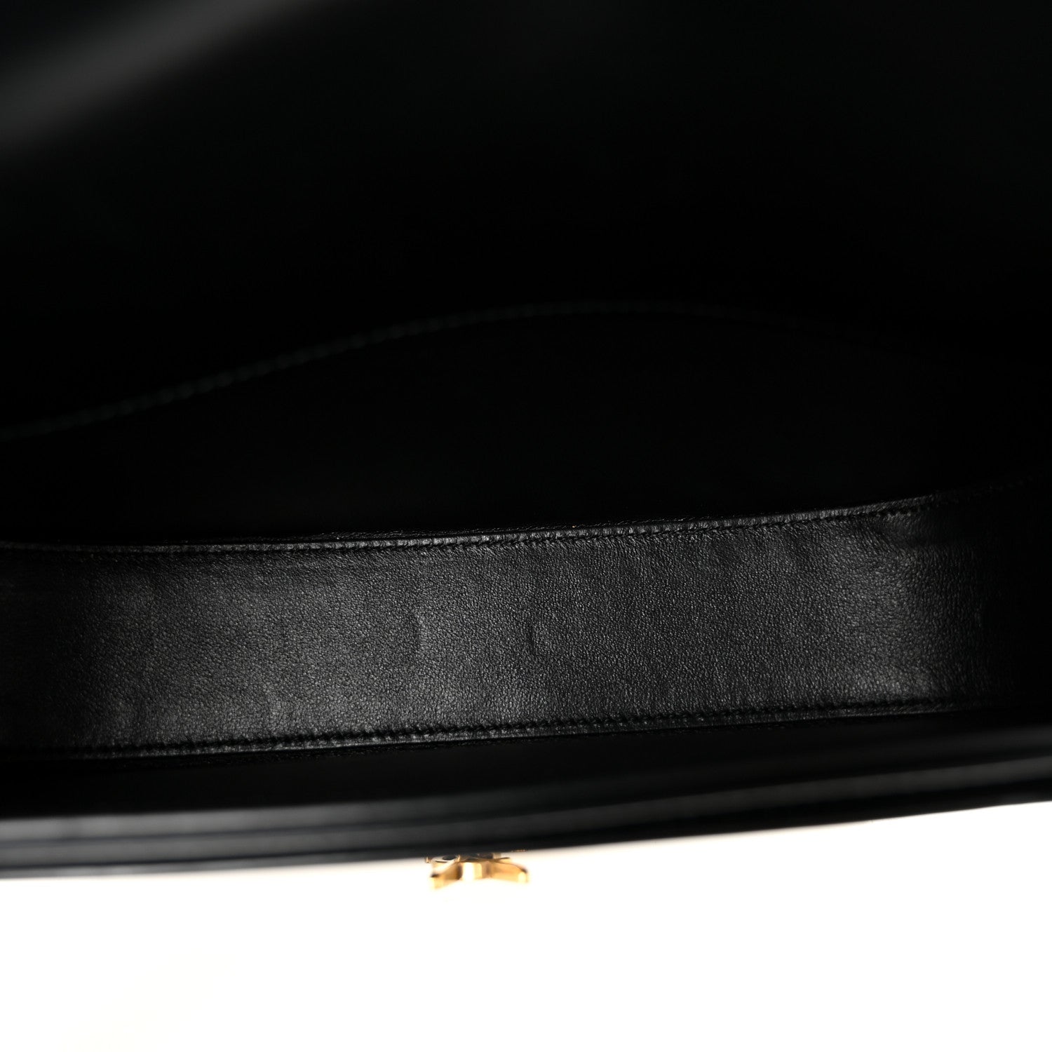 Saint Laurent Box Calfskin Voltaire Top Handle Crossbody Bag Black