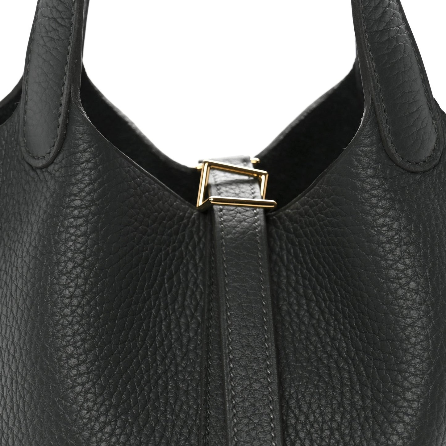 Taurillon Clemence Picotin Lock 18 PM Mini Bag Vert Mangrove