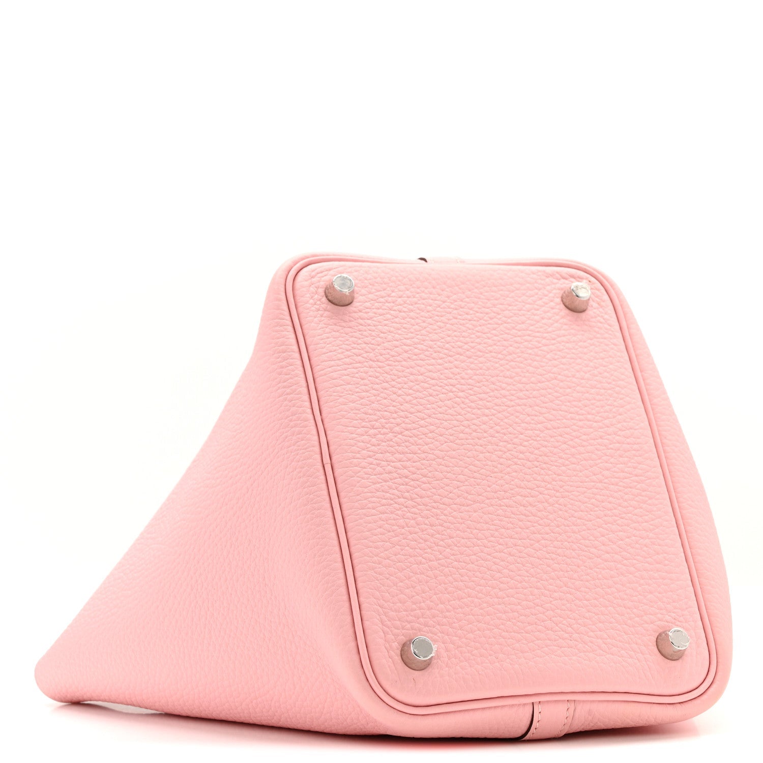 Taurillon Clemence Picotin Lock 18 PM Handbag Rose Sakura
