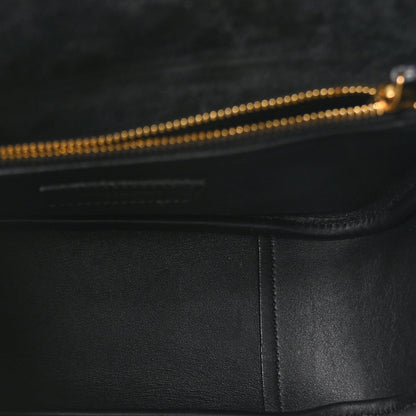 Saint Laurent Smooth Calfskin Small Le 5 A 7 Soft Hobo Black
