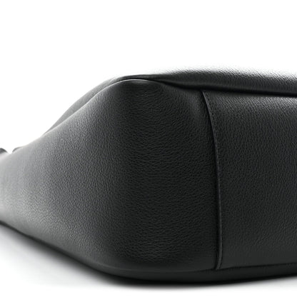 Saint Laurent Supple Calfskin Large Le 5 A 7 Soft Hobo Black