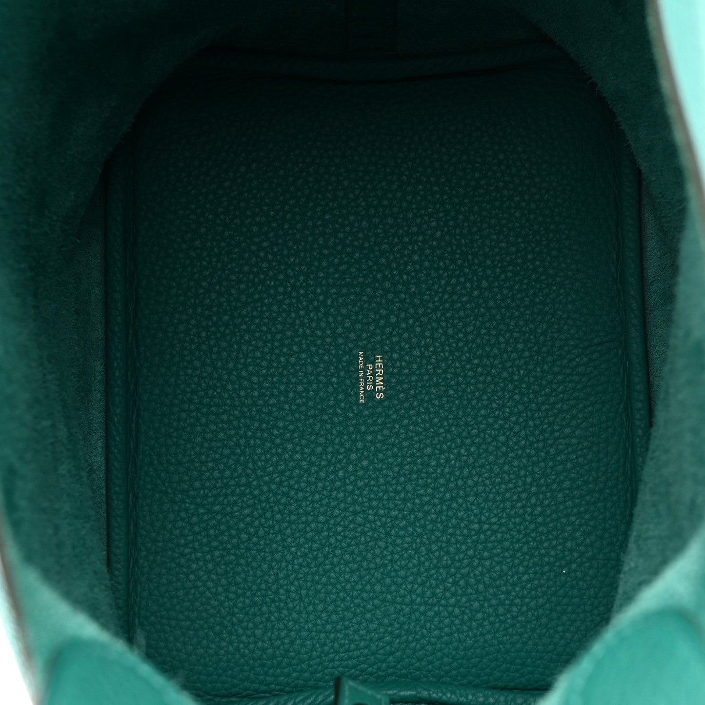 Picotin Lock 18 PM Tote in Green Clemence Leather