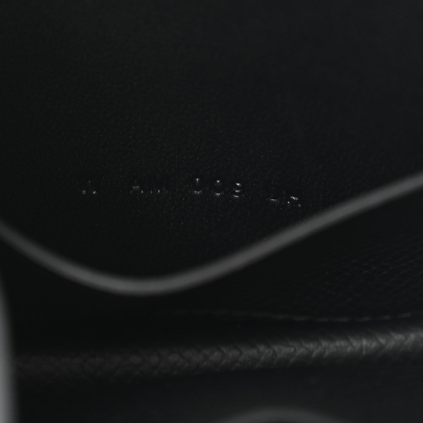 Black leather interior corner and soft edge curve