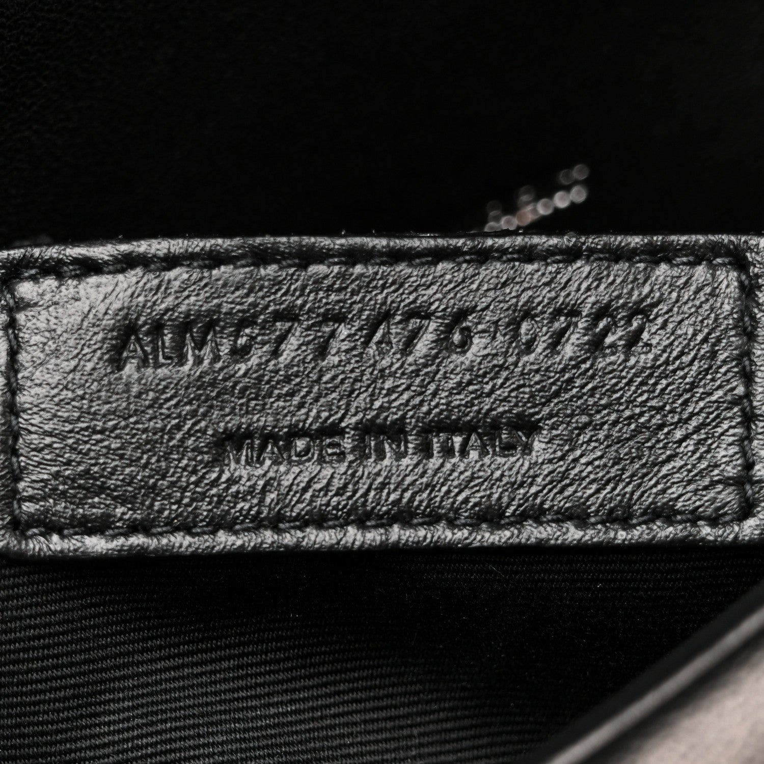 Saint Laurent Lambskin Quilted Small Loulou Puffer Monogram Chain Satchel Black