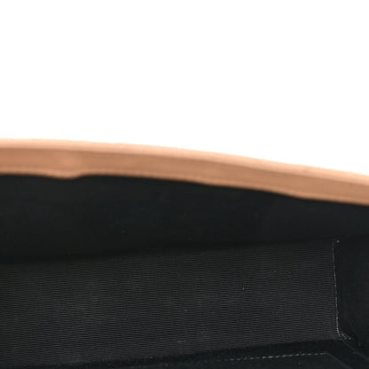 Saint Laurent YSL Monogram Quilted Satchel Medium Dark Beige