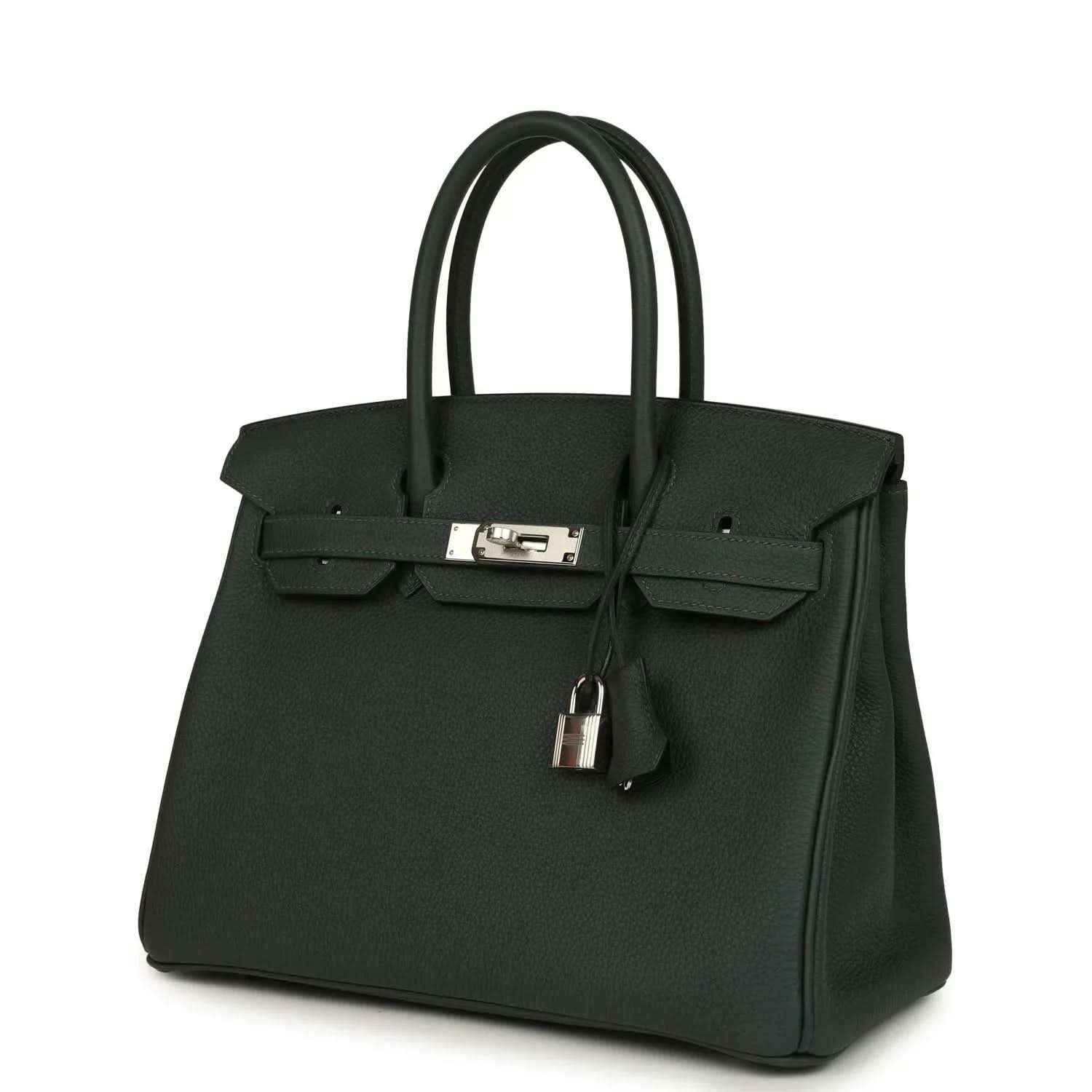 Timeless black leather handbag with silver hardware and elegant, structured design.