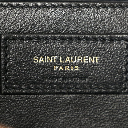 Saint Laurent Suede Matelasse Monogram Mini Jamie 4.3 Shoulder Bag Whisper Pink