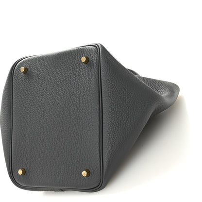 Taurillon Clemence Picotin Lock 22 MM Tote Ardoise
