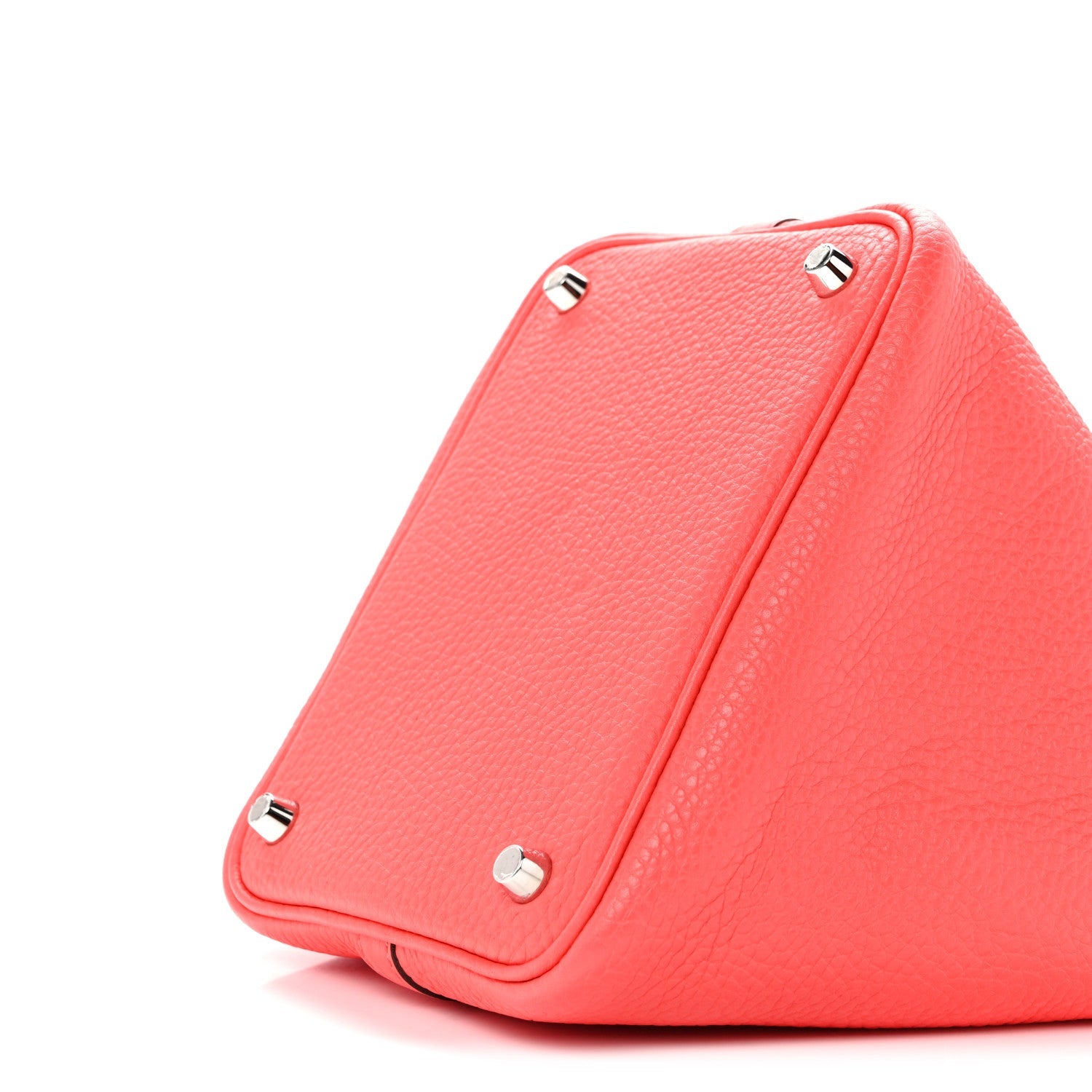 Picotin Lock 18 PM Tote Bag Clemence Calfskin Leather Rose Jaipur