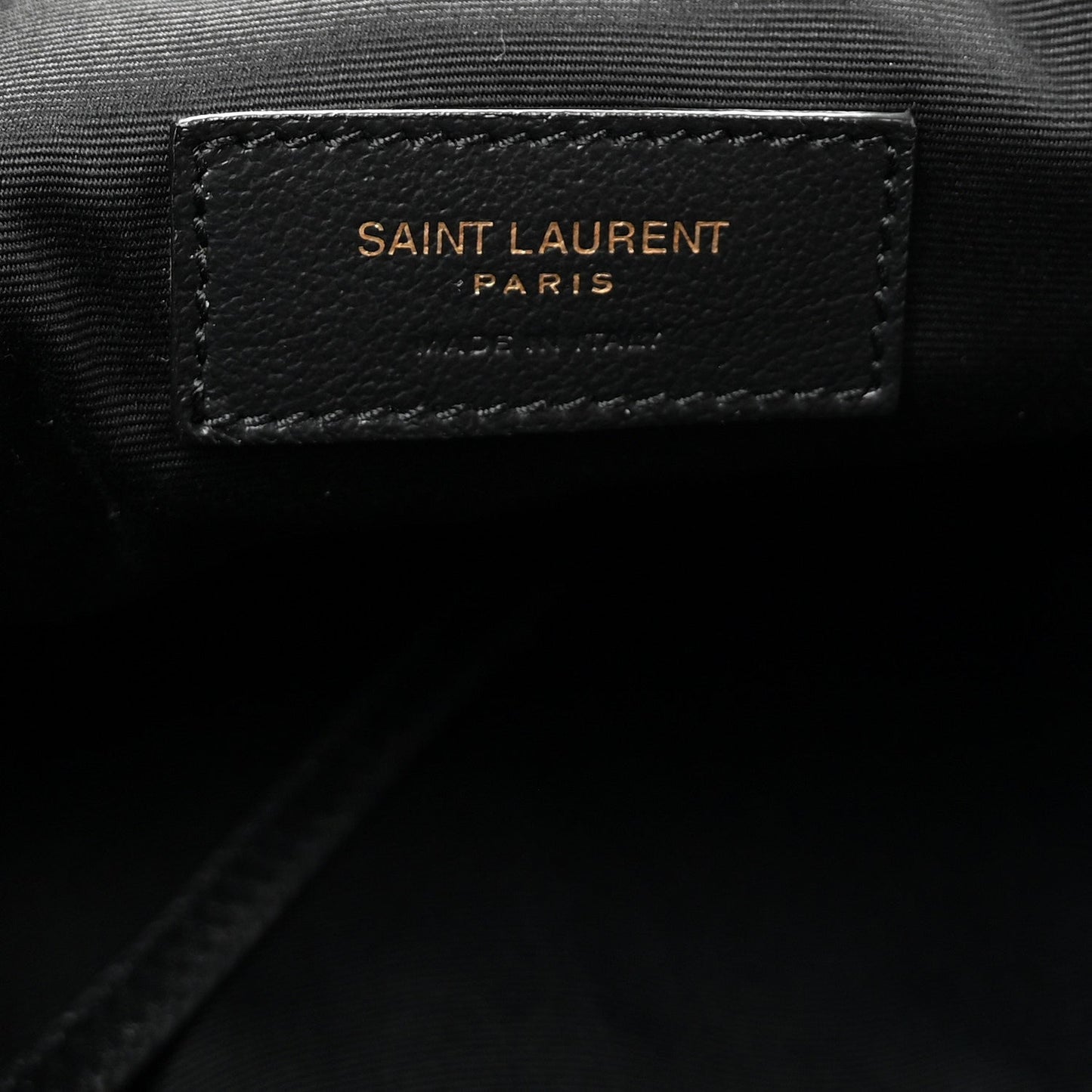 Saint Laurent Jamie Lambskin Small Shopping Tote Black