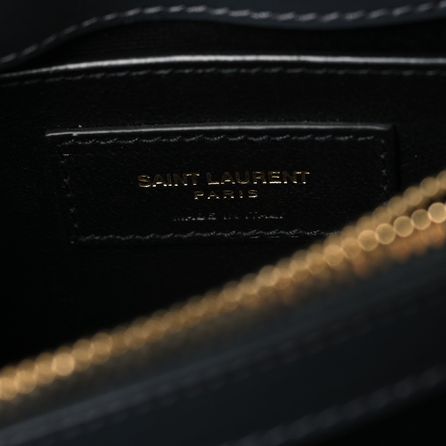 SAINT Laurent Calfskin Y Quilted Monogram Small Loulou Chain Satchel Dark Smog